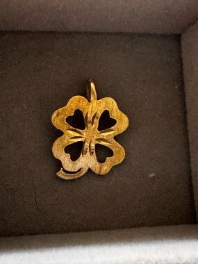 Michael Anthony 14K Gold Four-Leaf Clover Pendant Charm